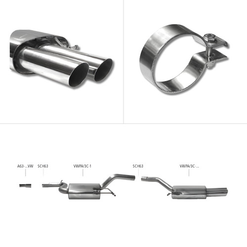 Bastuck komplettanlage vw - -,