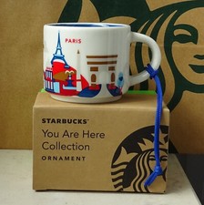 Starbucks City Mug Tasse Becher YAH Ornament Paris Frankreich 2oz NEU