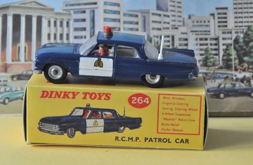 Dinky 264 rcmp patrol car - rcmp,