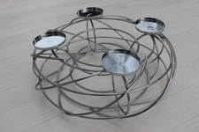 ❤️ Adventskranz silber metall modern Deko Kranz Metallkranz Edelstahl