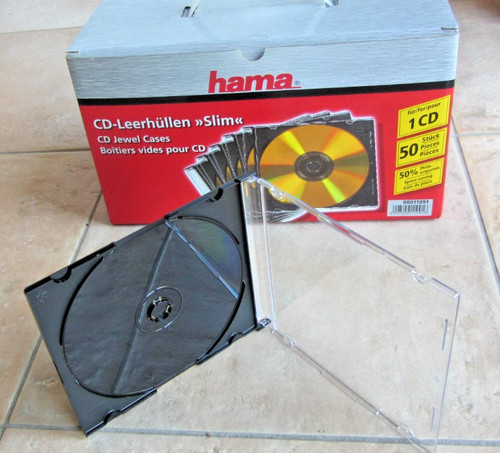 Stück leerhüllen slim - cd-leerhüllen,