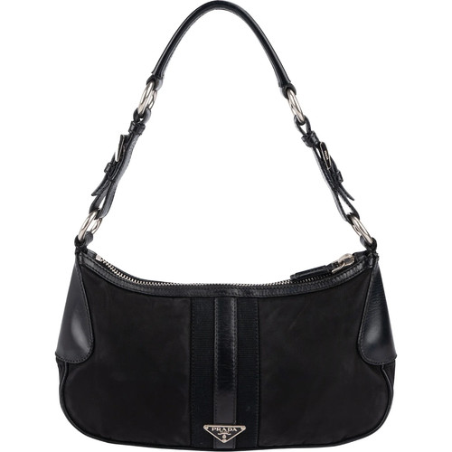 Prada tessuto leather shoulder - tessuto,