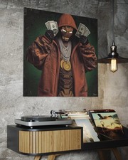 Iron Man Leinwand Bild Farbig Wandbild Cartoon Pop Art Avengers Superhelden