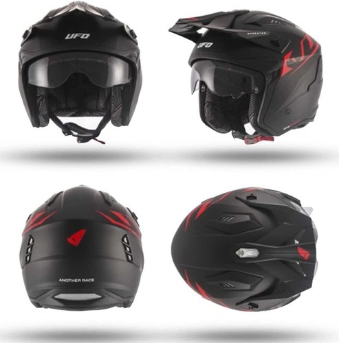 Helm moto ufo - ufo, jet