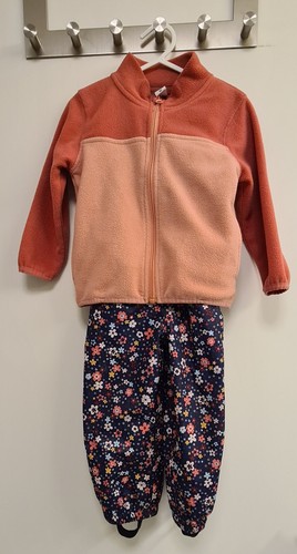 Fleecejacke mit regenhose - regenhose,