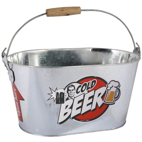 Großer metall eiskübel - metall,