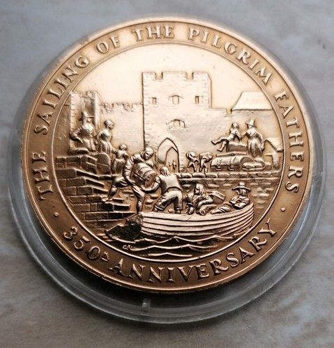 Mayflower medaille 350 jahre - mayflower,