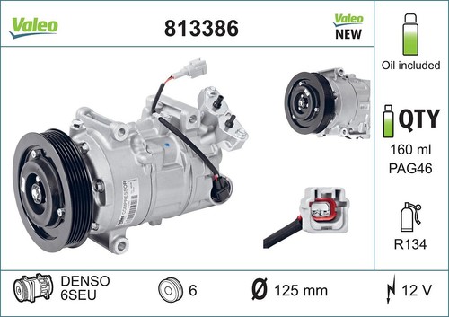 Kompressor klimaanlage valeo - klimaanlage,