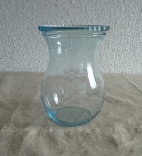 Alte glasvase pressglas - glasvase,