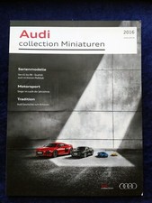 AUDI Collection Miniaturen A1 bis R8 Prospekt 2016