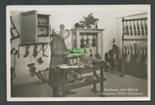 137316 AK Dresden 1938 Sachsen am Werk Geigenbauer Musikinstrumente Geigenbau