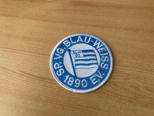Fussball aufnäher patch blau - aufnäher,