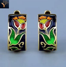 925 Silber Ohrringe vergoldet