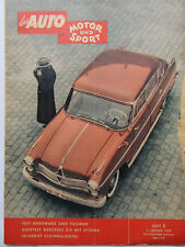 Auto Motor Sport 1/1958, Test: Borgward 2400 Pullman, Mercedes 219, 