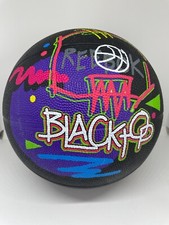 Reebok Blacktop Pump Basketball Ball / black / schwarz / Graffiti / rar / selten