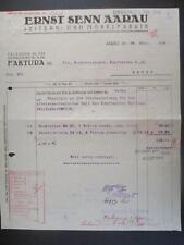 (1116) Rechnung Leitern- und Möbelfabrik Ernst Senn, Aarau 1919