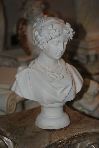 Statue dame büste - dame, frau