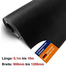 Feinriefenmatte 3mm - 0,9m bis 1,2m breit Gummimatte Gummiläufer Bodenbelag