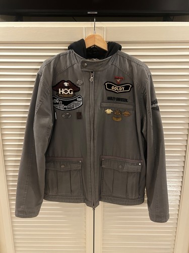Harley biker jacke - biker, l
