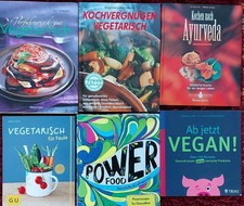 6 x Kochbuch Vegetarisch Vegan