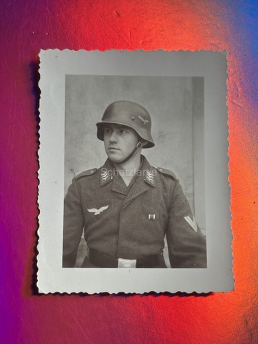 Foto wk2 portrait soldat mit - wk2,,