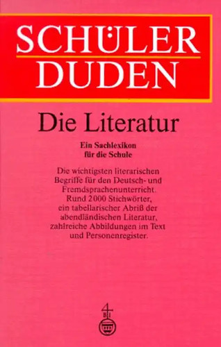 Schülerduden die literatur - schülerduden.,