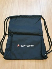Caturix Turnbeutel Gym Sack Sportbeutel Beutel schwarz Neu (1)