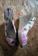 Keilabsatz Plateau High Heels Pumps Gr. 40 NEU Schuhe