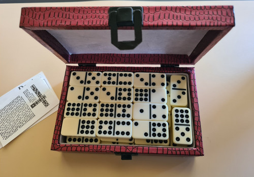 Vintage domino spiel doppel - vintage,