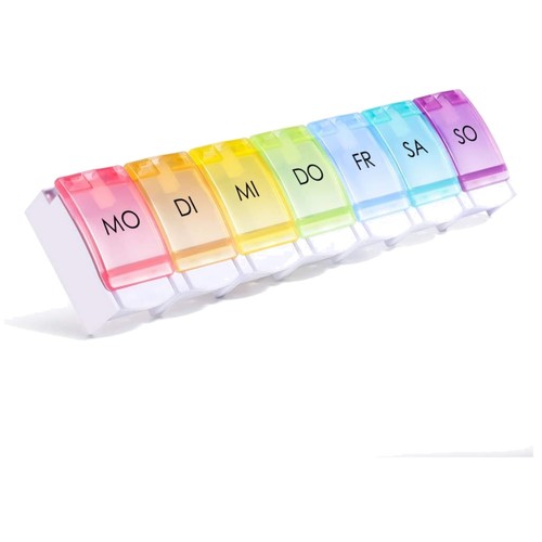 Tablettenbox tage pillendose - 7,
