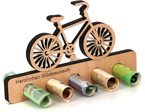 Holz geldgeschenk fahrrad diy - holz,