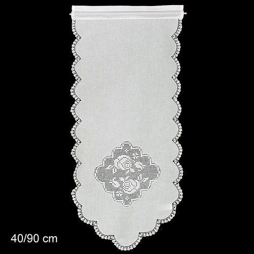 Scheibengardine rose häkel - scheibengardine,
