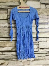 cocon.commerz PRIVATSACHEN  ROHSTOFF Kleid aus Crash WÄSCHESEIDE in blau Größe1