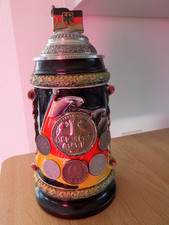 ALTER BIERKRUG ZINNDECKEL DM