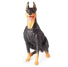 Dobermann Dog Toy Action