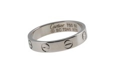 Cartier Love Ring 18k (0,750) Weißgold Gr. 50 Ref. B4085100 mit Box VP: 1490,- €