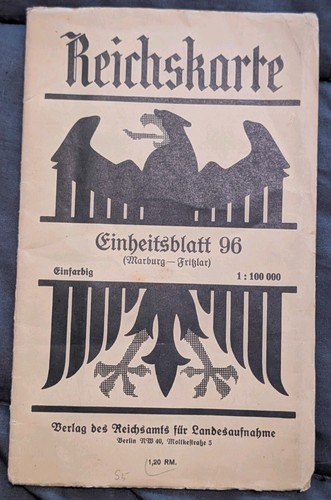 Reichskarte einheitsblatt - reichskarte, 96