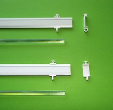 Profi Paneelwagen Aluminium silber weiß für Schiebegardine universell passend 