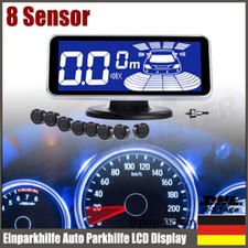 LCD Einparkhilfe 8 Schwarz