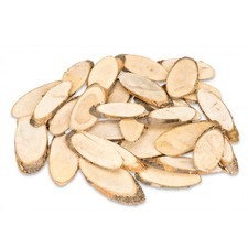 Holzscheiben oval Pinienholz