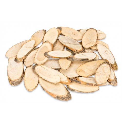 Holzscheiben oval pinienholz - holzscheiben,
