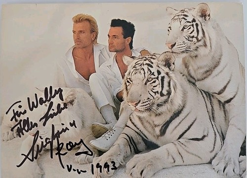 Siegfried roy xl - siegfried, autogramm