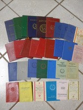 Konvolut DDR Ausweise Dokumente GST PA JP FDGB FDJ.........