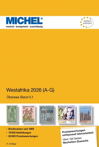 Michel katalog westafrika 2026 - michel,