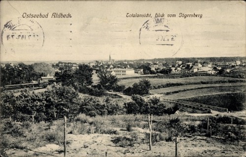 Ostseebad ahlbeck auf - ak,