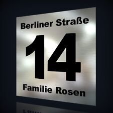 HAUSNUMMER NAMENSSCHILD IN