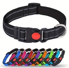 Hundehalsband Neopren gepolstert – Sicherheitsverschluss – Farbe/Größe wählbar