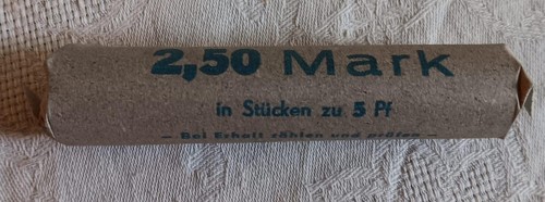 Ddr münzrolle 50 mark - ddr,