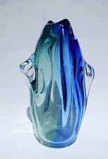VASE MURANO SOMMERSO Blau
