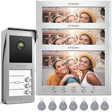 3 Familienhaus 2 DRAHT VIDEO TÜRSPRECHANLAGE SPRECHANLAGE Gegensprechanlage RFID